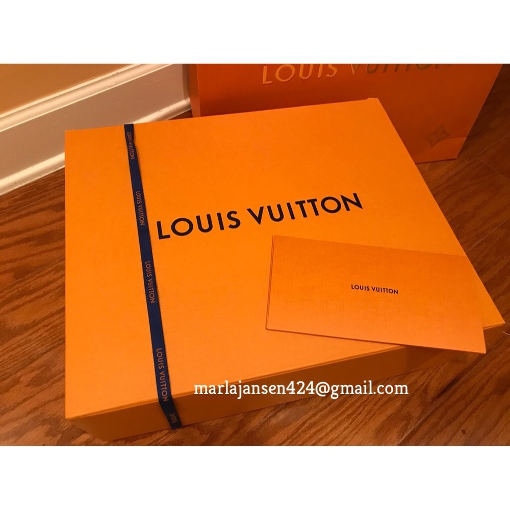 Authentic Louis Vuitton Gift Box Large w Ribbon